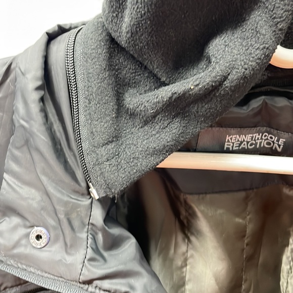 Kenneth Cole reactions hooded-lined 6 pocket jacket sz L 2/18/4 - Picture 7 of 8